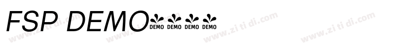 FSP DEMO字体转换
